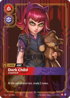 Annie - Dark Child - Starter (Spiritforged Nexus Night Promo)