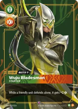 Master Yi - Wuju Bladesman - Starter (Spiritforged Nexus Night Promo)
