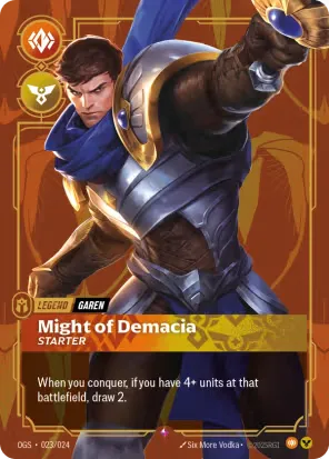 Garen - Might of Demacia - Starter (Spiritforged Nexus Night Promo)