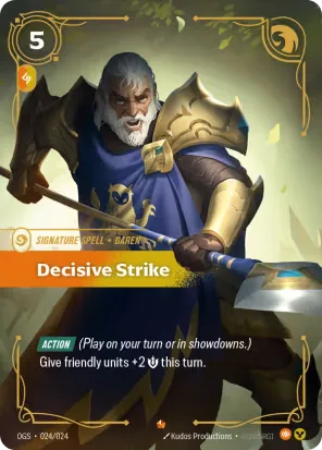 Decisive Strike (Spiritforged Nexus Night Promo)