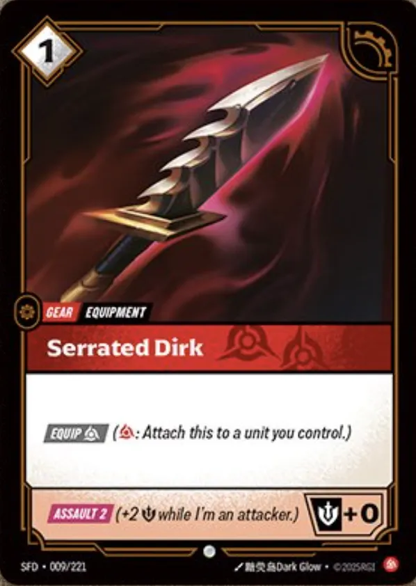 Serrated Dirk (Spiritforged Nexus Night Promo)