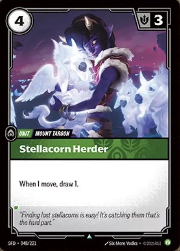 Stellacorn Herder (Spiritforged Nexus Night Promo)