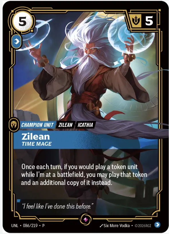 Zilean - Time Mage (Unleashed June 2026 Summoner Skirmish Participation Promo)
