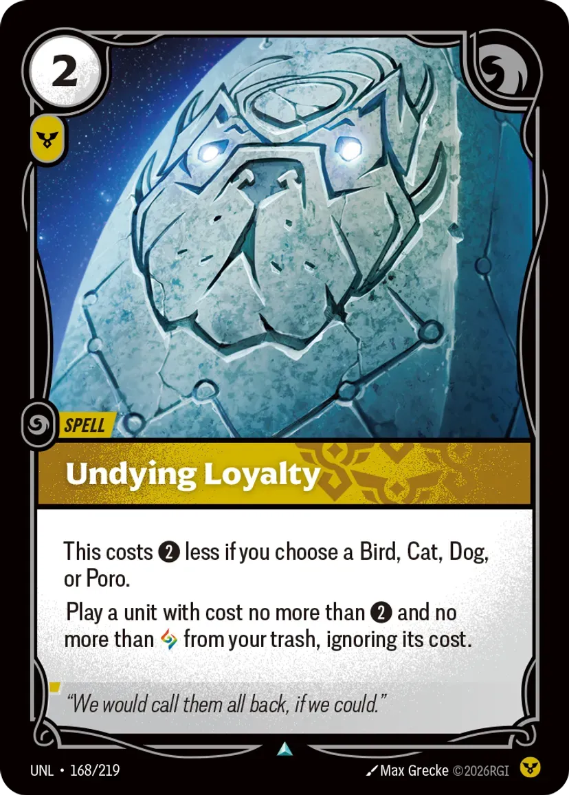 Undying Loyalty (Unleashed Nexus Night Promo)