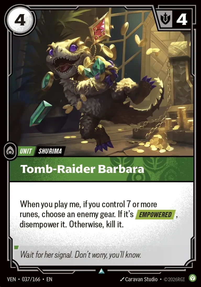 Tomb-Raider Barbara (Vendetta Nexus Night Promo)