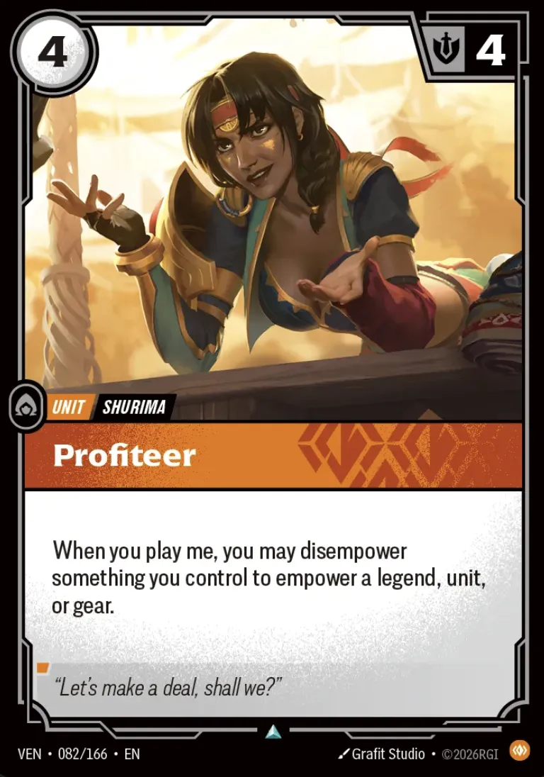 Profiteer (Vendetta Nexus Night Promo)